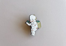Load image into Gallery viewer, Tea Picking Kewpie Enamel Pin