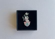 Load image into Gallery viewer, Tea Bath Kewpie Enamel Pin