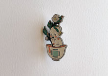 Load image into Gallery viewer, Tea Bath Kewpie Enamel Pin
